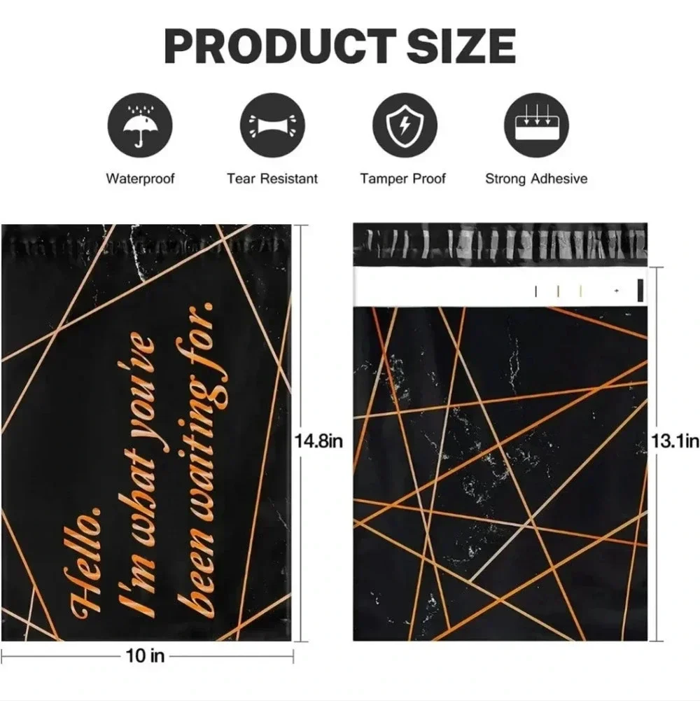 100 Pack Poly Mailers 10x13, Cute Packaging Envelope Mailers Polymailers Packagi